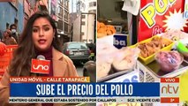 Reportan escasez e incremento del precio del pollo en La Paz