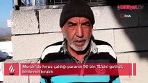 Hırsız çaldığı paranın 50 bin TL’sini geri getirdi, bir de not bıraktı