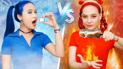 Adoptamos Chicas de Caliente vs Frío  ¡Desafío de Caliente vs Frío! por T-STUDIO ES