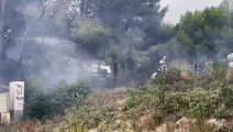 Un camion en feu sur l'A55  dans le sens Chateauneuf-Martigues