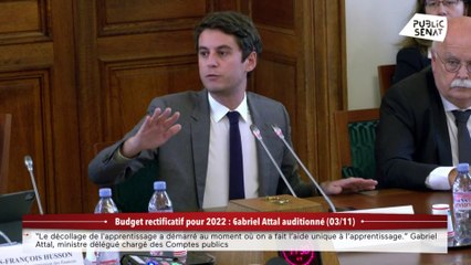 Budget rectificatif pour 2022 : Gabriel Attal auditionné (03/11)