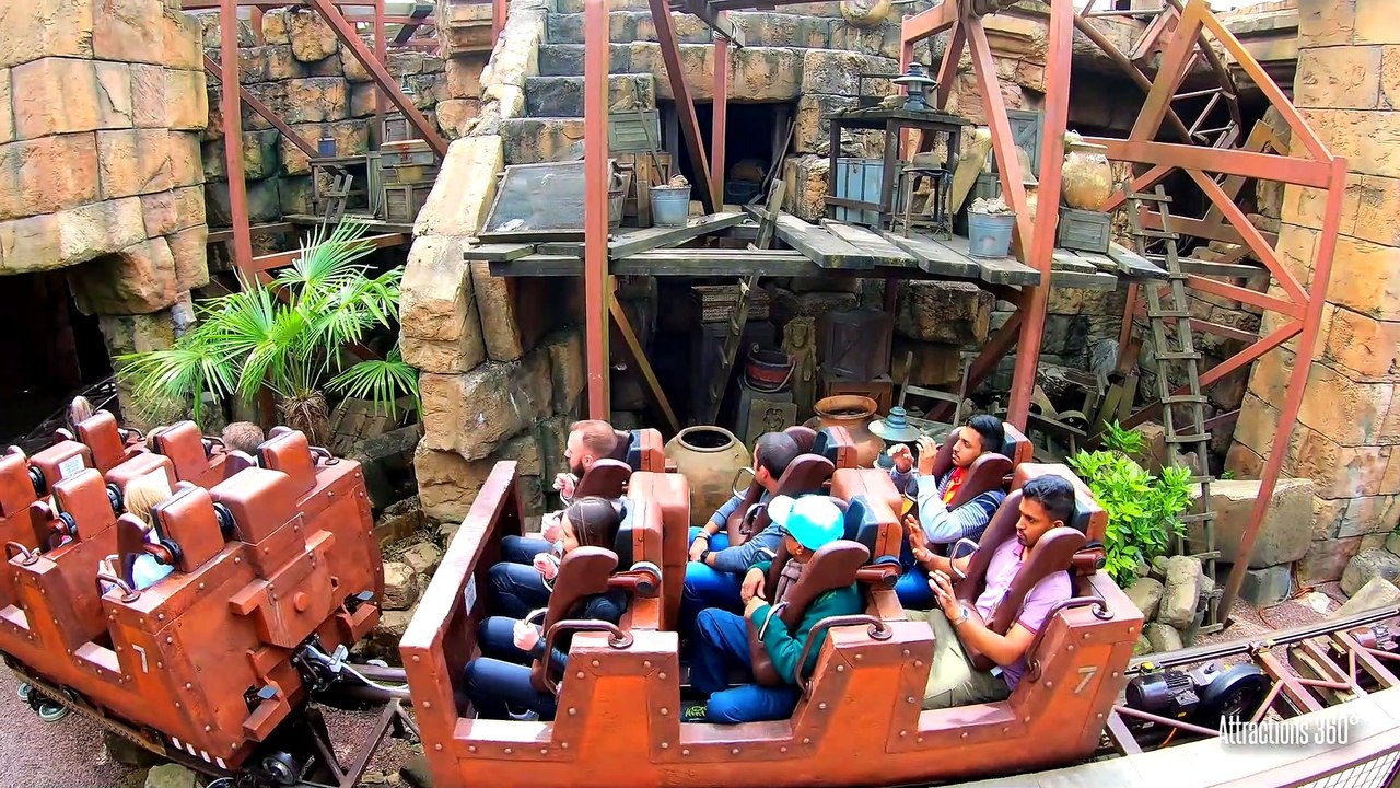 Indiana Jones Coaster Ride at Disneyland Paris