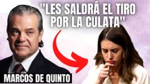 Marcos de Quinto y la cruda previsión para el falso feminismo de Irene Montero: “Les saldrá el tiro por la culata”