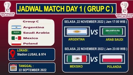 JADWAL PIALA DUNIA QATAR 2022