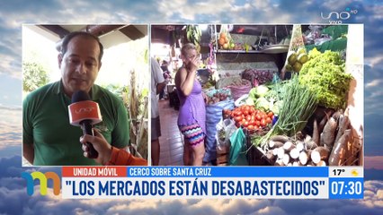 Cercos a Santa Cruz ponen en riesgo la seguridad alimentaria del país