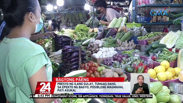 DA: umabot sa P2.74-B ang halaga ng pinsala ng Bagyong Paeng sa agrikultura; higit 100 metrikong tonelada ng pananim ang nasira | 24 Oras