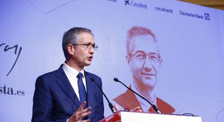 De Cos pide control del gasto público para evitar subidas innecesarias de los tipos -  IV Premio José Echegaray