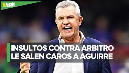 Javier Aguirre es suspendido dos partidos por insultos a arbitro