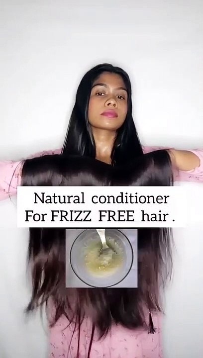 Get Frizzy free hair naturally __Hello everyone__I just try this new home remedy for my  frizzy hair.. _  friend its really effective in one wash so please try it once.__ _Comment below_Ingredients-_Coconut milk   shampoo_(Your can add some (