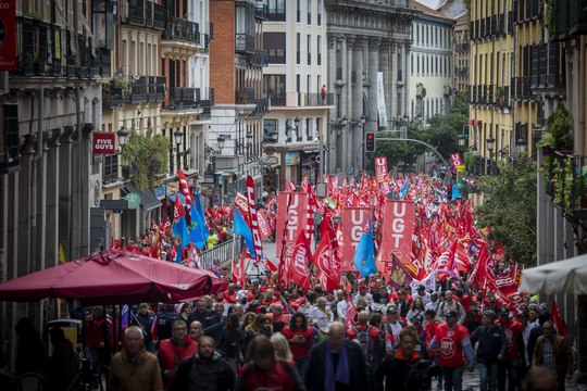 Los trabajadores toman Madrid y advierten: Esto no parará hasta que haya salarios dignos