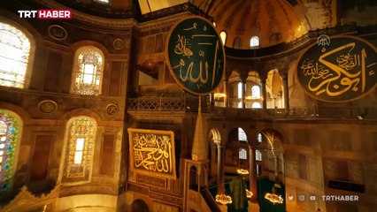 Ayasofya'nın ihtişamı drone kamerasında