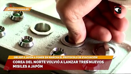 Télécharger la video: Corea del Norte volvió a lanzar tres nuevos misiles a Japón