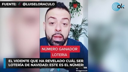 El vidente que ha revelado cuál será el Gordo de la Lotería de Navidad: este es el número