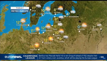 Euronews - Meteo Europe - 2022-11-03