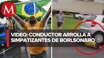 Auto atropella a manifestantes afines a Bolsonaro durante bloqueo de carretera