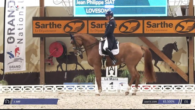 Grand National FFE - AC Print - Dressage | Le Mans (FRA) | Jean Philippe SIAT | LOVESONG