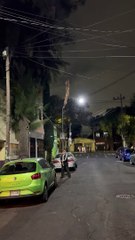 Transformer Explodes After Earthquake in Mexico City