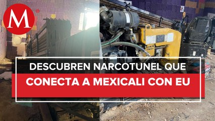 FGR asegura inmueble en frontera con EU donde se construía ducto entre Mexicali y Calexico