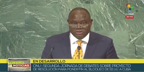 Angola señala los obstáculos interpuestos por el bloqueo para frenar desarrollo de Cuba