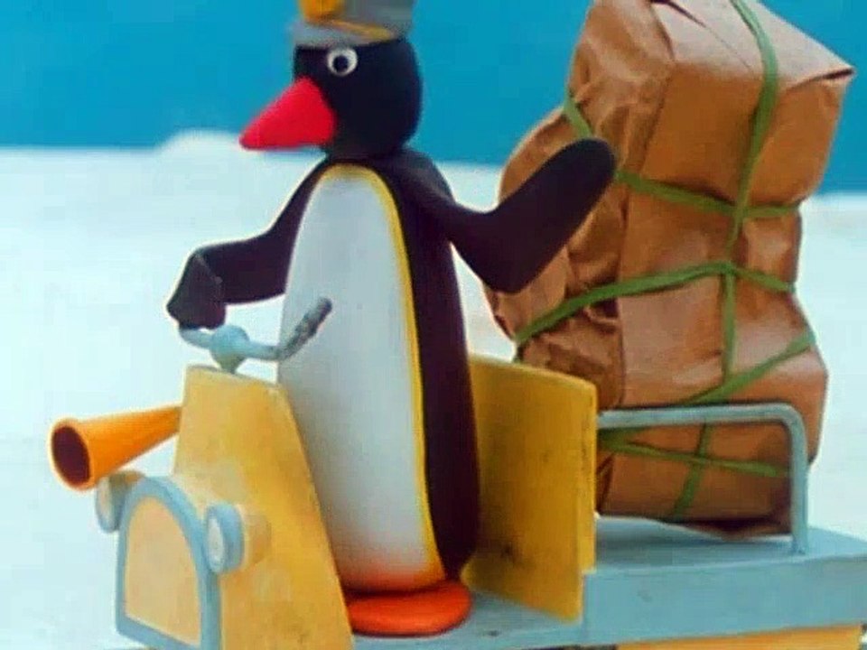 Pingu S03E02 pingu at the museum
