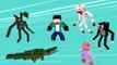 Monster School _ Siren Head, SCP-096, Piggy, Cartoon Cat, Giant Crocodile vs Pro Monster