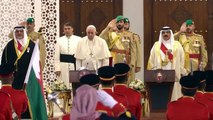 مراسم استقبال البابا فرانسيس في البحرين