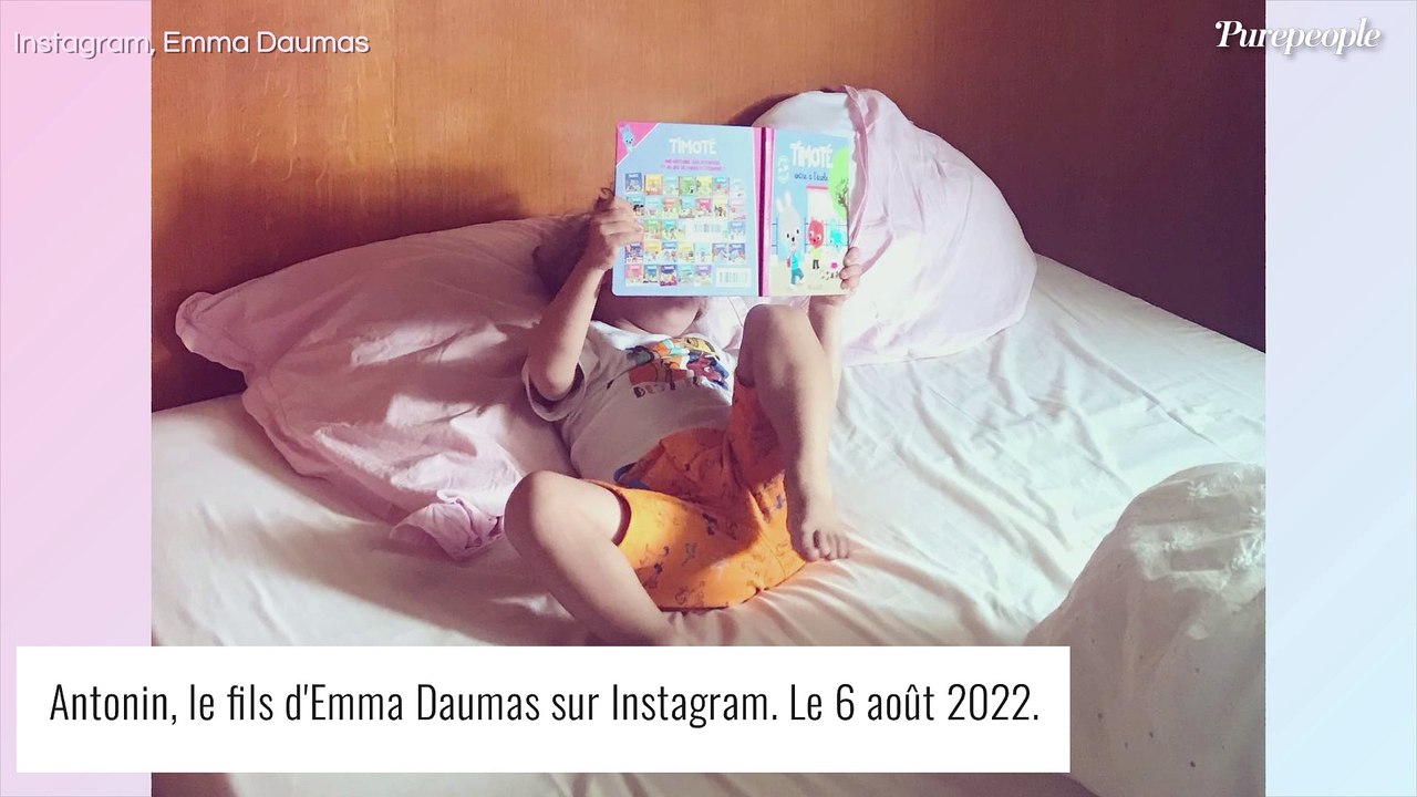 "Nos rires et nos peines" : Emma Daumas partage de beaux instants avec ses enfants Valentine et Antonin