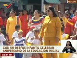 Con un colorido desfile cierra el mes aniversario de la Educación Inicial en Falcón