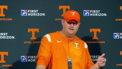 Watch: Josh Heupel Reacts to Tennessee’s First Loss