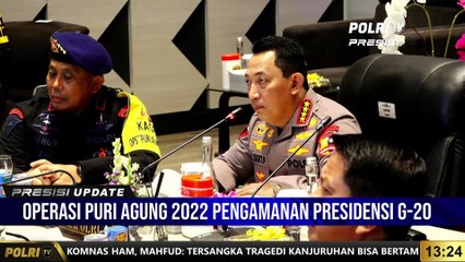 Tinjau Command Center, Kapolri Pastikan Pengamanan KTT G20