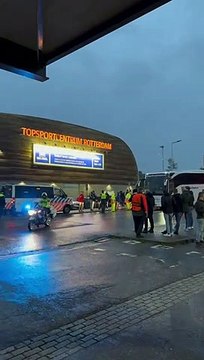 Feyenoord - Lazio, l'arrivo dei biancocelesti al De Kuip