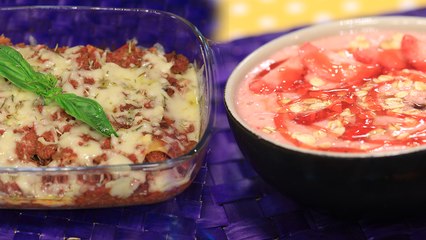 Cannelloni à la sicilienne , smoothie bowl fraise  - koujinetna Haka - EP 19