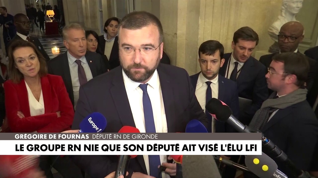 Grégoire de Fournas : «Que les choses soient très claires, nous sommes en face d’une manipulation de la France Insoumise qui cherche à dénaturer mes propos»