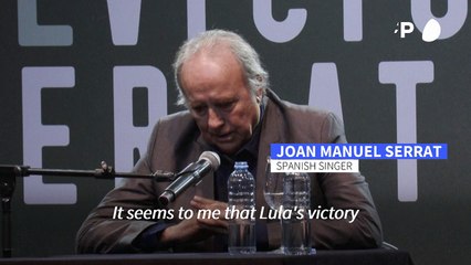 Spain's Joan Manuel Serrat hails Lula's victory