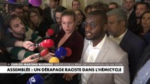 Carlos Martens Bilongo : «Aujourd’hui on m’a renvoyé à ma couleur de peau. Je suis né en France, je suis député français et je ne pensais pas qu’aujourd’hui à l’Assemblée nationale on allait m’insulter»