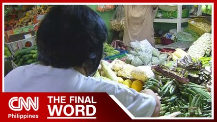 Market vendors feel impact of 'Paeng' on food supply