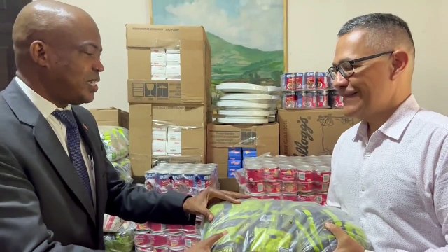 Haití dona alimentos para afectados por deslave en Venezuela