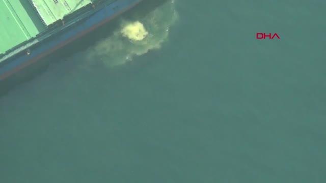 İZMİT KÖRFEZİ'Nİ KİRLETEN GEMİYE 3 MİLYON 550 BİN LİRA CEZA