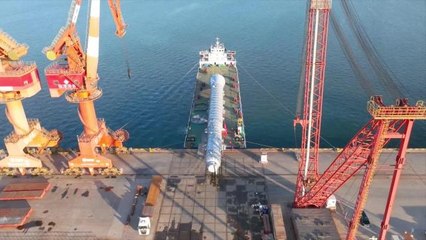 Exxonmobil'in Huizhou Projesi İçin Büyük Kuleleri Gemiye Yükleme İşlemi Tamamlandı