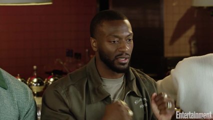 Three Rounds: BlackAdam's Aldis Hodge and Noah Centineo Joke About the Funny Limitations of Their Costumes