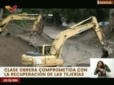 Más de 113 maquinarias están operativas en trabajos de remoción de escombros y dragado en Aragua