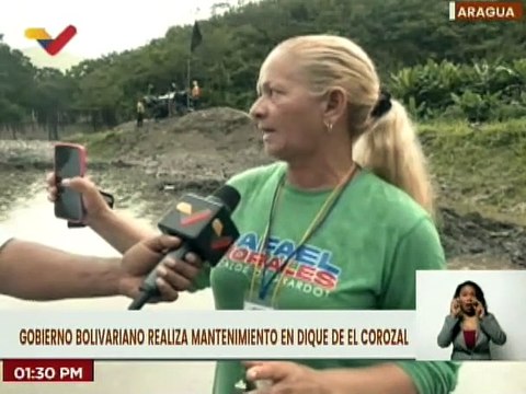 Aragua | Gobierno Bolivariano realiza labores mantenimiento y saneamiento del dique de El Corozal
