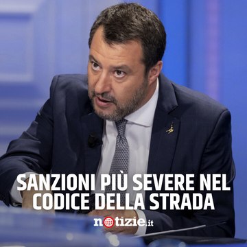 Nuove norme del codice della strada: l'annuncio di Salvini