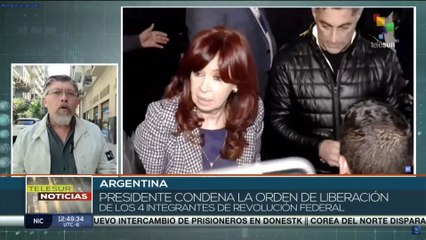 Abogado de CFK criticó decisión de los jueces de liberar a integrantes de Revolución Federal
