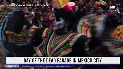 Day of the Dead parade in Mexico City