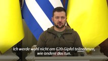Selenskyj: Teilnahme der Ukraine an G20-Gipfel nur ohne Putin