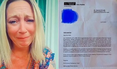 Emmerdale and Shameless star Kelli Hollis is accused of KERB CRAWLING by Met Police who sent her a warning letter