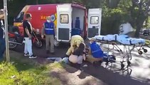 Motociclista fica ferida após acidente de trânsito no Bairro Neva