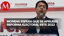 Mario Delgado espera contar con reforma electoral este año