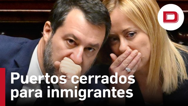 Italia cierra sus puertos para el desembarco de inmigrantes rescatados en el Mediterráneo